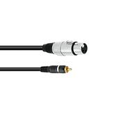 Omnitronic 30224028 CXF - 20 cavo XLR (F) 2 m Nero