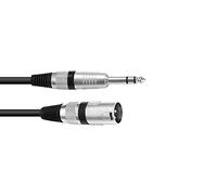 Omnitronic 30225196 - Cavo XK-20 XLR maschio/jack stereo, 2 m