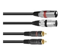 Omnitronic 3022522d cavo XC2 - 30 2 x XLR maschio, 3 m