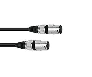 Omnitronic Adattatore Cavo XLR (M)/XLR (M) 0,2 m NERO