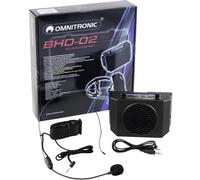 Omnitronic BHD-02 Altoparlante portatile PA 5 cm 2 pollici a batteria 1 pz.