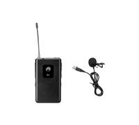 OMNITRONIC Bodypack UHF-E con Microfono Lavalier 831.1MHz per Trasmissioni Wirel