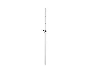 OMNITRONIC BPS-2 - Alzatore per casse, colore bianco, barra distanziatrice variabile, filettatura M20, regolabile da 110 a 200 cm e portata fino a 18 kg