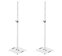OMNITRONIC BPS-2 - Supporto per altoparlanti, confezione da 2 pezzi, colore: Bianco