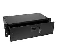 Omnitronic Cassetto per rack SN-3 con serratura 3U per montaggio 19" Professionale