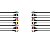 OMNITRONIC Cavo Snake Multicore 15m 8 RCA Maschio a 8 RCA Maschio - Cavo Audio Professionale Bilanciato 8 Canali Alta Resistenza