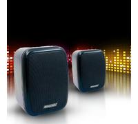 Omnitronic Coppia Diffusori ELA Sistema Home Cinema HiFi Audio Parete DJ