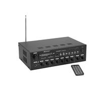 OMNITRONIC CPZ-120P Amplificatore Mixer ELA 4 Zone con Bluetooth e Telecomando 1