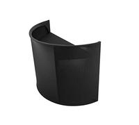 OMNITRONIC Curved Mobile Event Stand | Tavolo DJ portatile con rivestimento per applicazioni mobili