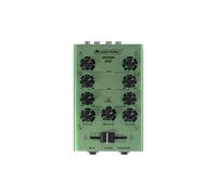 OMNITRONIC GNOME-202 Mini Mixer Verde - Compatto con 2 Canali DJ, EQ e Uscita Cu
