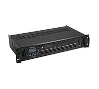OMNITRONIC MA-360P - Amplificatore misto ELA, con lettore MP3, Bluetooth e telecomando IR, 360 Watt
