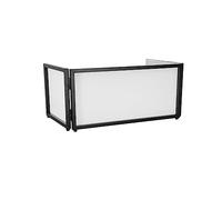 OMNITRONIC MD-2 DJ Booth Cover con custodia | frangivista pieghevole per tavoli da DJ