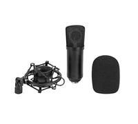 Omnitronic Mic CM-78MK2 - Microfono a condensatore a Membrana Grande, per Uso Professionale in Studio