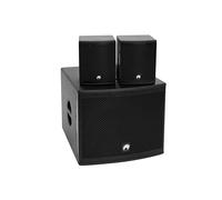 OMNITRONIC MOLLY Set Audio Attivo 2.1 con Subwoofer 12