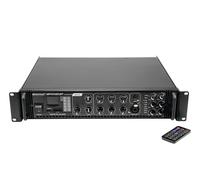 OMNITRONIC MPVZ-120.6P Amplificatore Mixer ELA Professionale 6 Zone con Telecoma