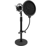 OMNITRONIC MSP-1 - Supporto per microfono con ragno e filtro pop