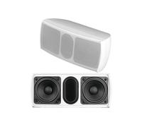 OMNITRONIC OD-22 Altoparlante da Parete Resistente IP44 - 8 Ohm, 20W RMS, Bianco