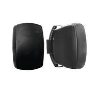 OMNITRONIC OD-5T Coppia di Altoparlanti da Parete 100V IP65, Nero