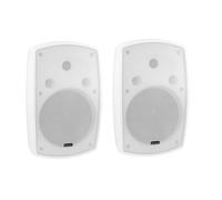 OMNITRONIC OD-8 Altoparlanti da Parete 8 Ohm Bianco IP65 con Staffa Montaggio