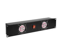 OMNITRONIC Pannello Frontale Z-19 con 2 Ventole 2U - Raffreddamento Efficiente p