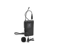 OMNITRONIC PORTY-8A Trasmettitore Tascabile con Microfono Lavalier UHF 863,1 MHz