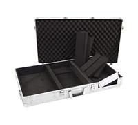 Omnitronic Professional DJ Flight Case in Alluminio. Per due DJ CD player e una console da 10 "mix DJ. Dimensioni 840x470x155 mm.