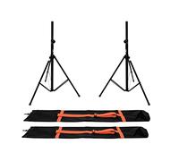 Omnitronic Set 2X BS-2 UE Altoparlante Cavalletto con Borsa per Il Trasporto