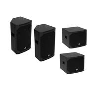OMNITRONIC Set Audio PA Passivo AZX M: Sistema Completo con Top e Subwoofer Prof