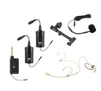OMNITRONIC Set FAS TWO + 2 x BP + auricolare + microfono per chitarra acustica 660-690 MHz
