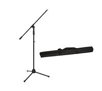 Omnitronic Set Microfono Treppiede Ms-2A Con Boom Bk + Borsa