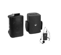 OMNITRONIC Set PORTY-8A Drahtlos-PA-System + Bodypack Transmitter incl. Headset + Soft Bag