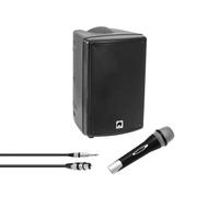 OMNITRONIC Sistema PA Portatile WAMS-08BT MK2 con Microfono Dinamico Partymic-1