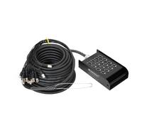 OMNITRONIC Stagebox Multicore 12/4 30m - Distribuzione Audio Professionale per P