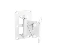 OMNITRONIC Supporto a Parete Bianco per Casse ODP-208 - Angolo Regolabile, Fino