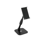 OMNITRONIC Supporto per smartphone e tablet HTS-2 | Supporto universale per tablet