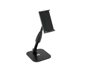 OMNITRONIC Supporto per smartphone e tablet HTS-2 | Supporto universale per tablet