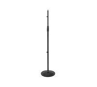 OMNITRONIC Treppiede microfono 85 - 157 cm sw | treppiede microfono con stabile base rotonda