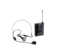 OMNITRONIC UHF E-FLEX Bodypack 559-575 MHz - Trasmettitore Tascabile Professiona