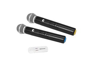 OMNITRONIC UWM-2HH - Set di 2 microfoni wireless USB per prodotti Omnitronic compatibili