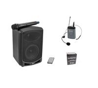 OMNITRONIC WAMS-65BT: Sistema PA Portatile con Microfono ad Archetto e Trasmetti