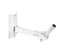 OMNITRONIC WH-1 - Supporto da parete da 30 kg, colore: bianco, supporto per cassette per altoparlanti, orientabile e inclinabile, carico massimo 30 kg