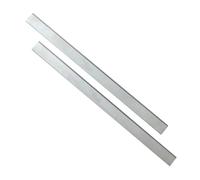 OMNIVOR - 2 x Ferri di ricambio per piallatrice o disinnescatore | Lame per pialla retranneribili | 410 x 30 x 3 mm | Strumento per la lavorazione del legno duro o legno tenero | Acciaio HSS