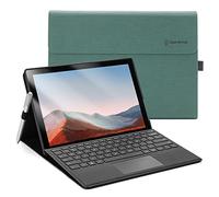 Omnpak Custodia per Microsoft Surface Pro 7+ / Pro 7 / Pro 6 / Pro 5 / Pro 4 (12,3 Pollice Surface Cover), Case con Porta Penna, Compatibile con Type Cover Keyboard, Blu