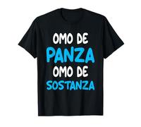 Omo de Panza Omo de Sostanza Frase Simpatica Aforismi Romani Maglietta