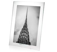OMODOMO - Cornice di Cristallo per Foto 20x30 cm Realizzata a Mano in Italia. Portafoto da Tavolo Ice, Idea Regalo Unica per Anniversario Matrimonio, Laurea, Nozze d'oro e Occasioni Speciali.