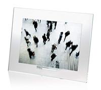 OMODOMO - Cornice di Cristallo per Foto 30x20 cm Realizzata a Mano in Italia. Portafoto da Tavolo Ice, Idea Regalo Unica per Anniversario Matrimonio, Laurea, Nozze d'oro e Occasioni Speciali.