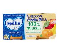OMOGENEIZZATO 80GR 2 Pezzi Frutta Albicocca Banana Mela Confezione Multipack da 6