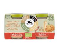 Omogeneizzato Alce Nero Lenticchie Carote e Zucca Biologico 2 Vasetti da 80 Gr