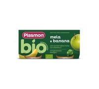 Omogeneizzato di Banana e Mela Bio - 2 x 80 gr - Plasmon