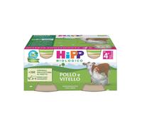 hipp bio omogeneizzato pollo e vitello 4 pezzi da 80 g